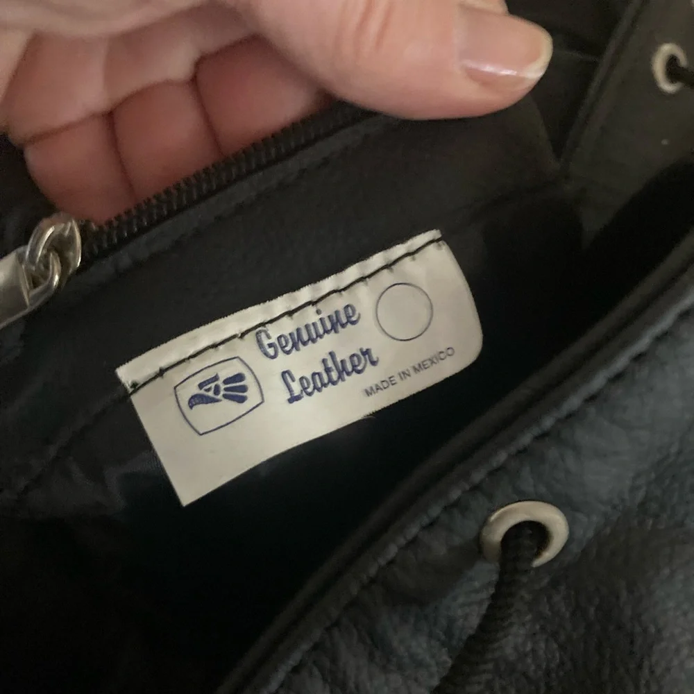 Genuine Leather Made In Mexico Backpack